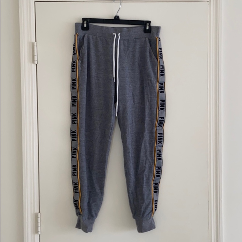 Grey joggers (PINK)